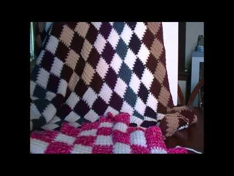 Entrelac Crochet Blanket Introduction