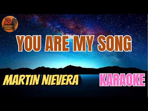 Karaoke Martin Nievera - You are my song (ORIGINAL SCORE Karaoke)