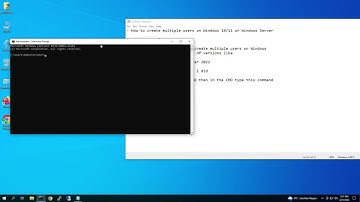 How To Create Multiple Users on Windows 10/11 or Windows Server / VPS-PANEL.COM