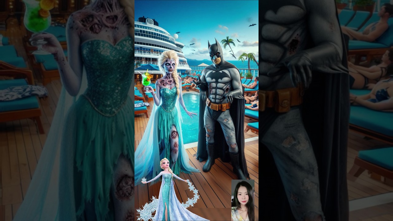 Princess vacation with Batman on a Cruise 