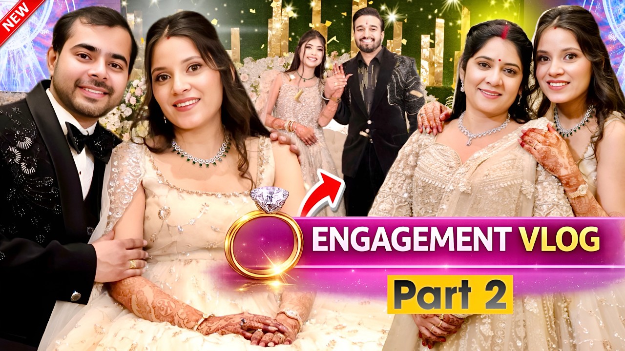 Engagement Vlog 😍 Keshav Shashi Vlogs 🥰 Social Simran #trending #love #vlogs #ceremony #family