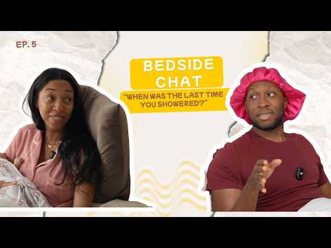 4 weeks postpartum, last time we showered, not holding our babies head, & more! Bedside Chat Ep. 5