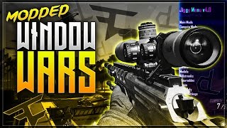 BLACK OPS 2 WINDOW WARS WITH MODDED GUNS!