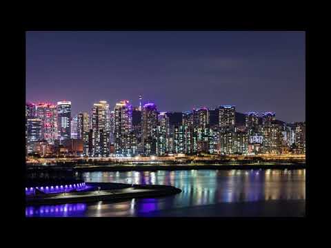 용봉정 근린공원에서 본 서울야경 타임랩스
