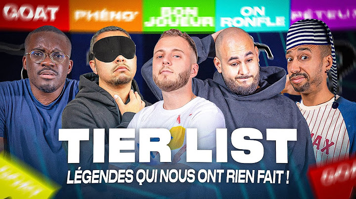 ⚽ Les grands joueurs qui ne nous ont rien fait / Tier list #7