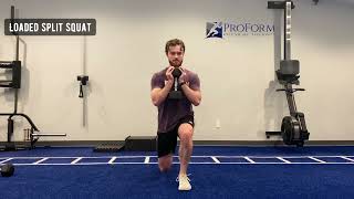 Loaded Split Squat