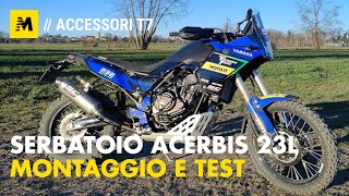 Yamaha Ténéré 700: serbatoio Acerbis 23 litri e scarico SC Project. Prime impressioni screenshot 5