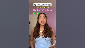 SPELLING OLIVIA RODRIGO with her SONGS😱🎶