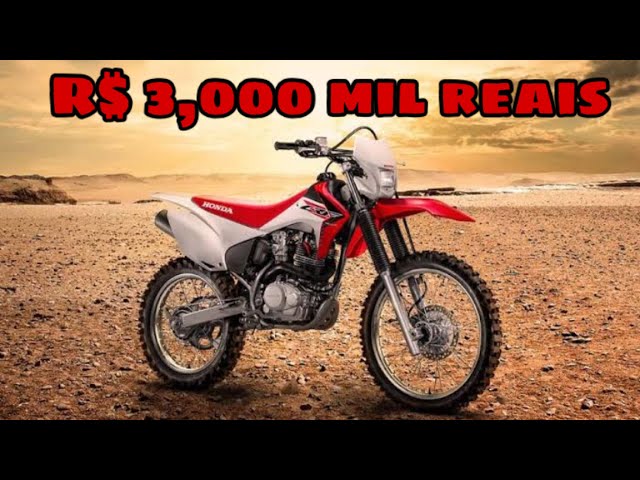 5 Motos de TRILHA para comprar HOJE com R$ 3000 