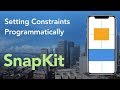 Setting Constraints with SnapKit - How to Set Constraints Programmatically?