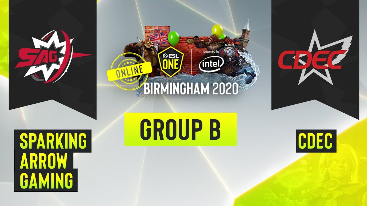 Dota2 - Sparking Arrow Gaming vs. CDEC - Game 1 - ESL One Birmingham 2020 - Group B - CN