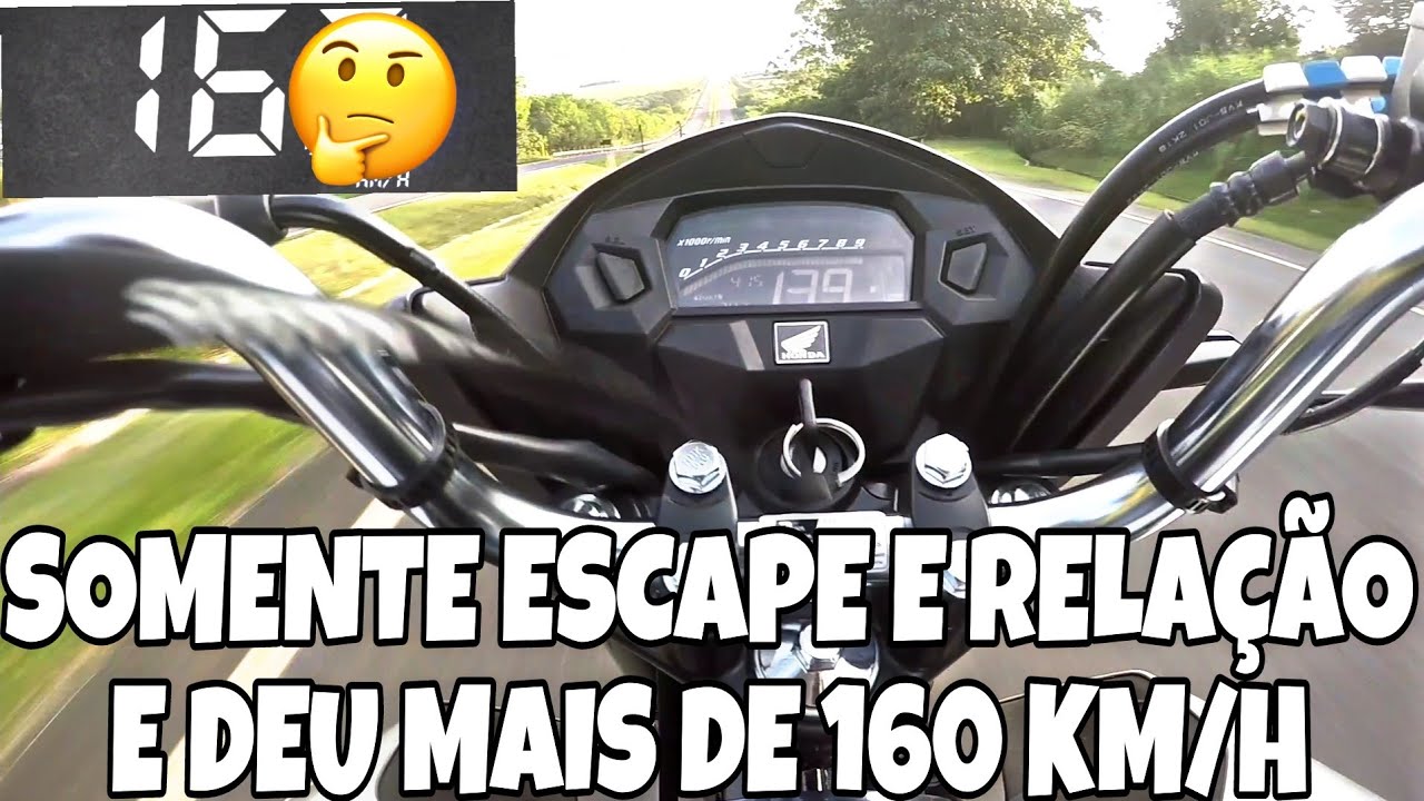 TESTANDO RELAÇÃO 15X38 NA TITAN 160 2023 | 160 KM/H ?