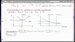 Macroeconomics - 45 (P1): Monetary policy and output