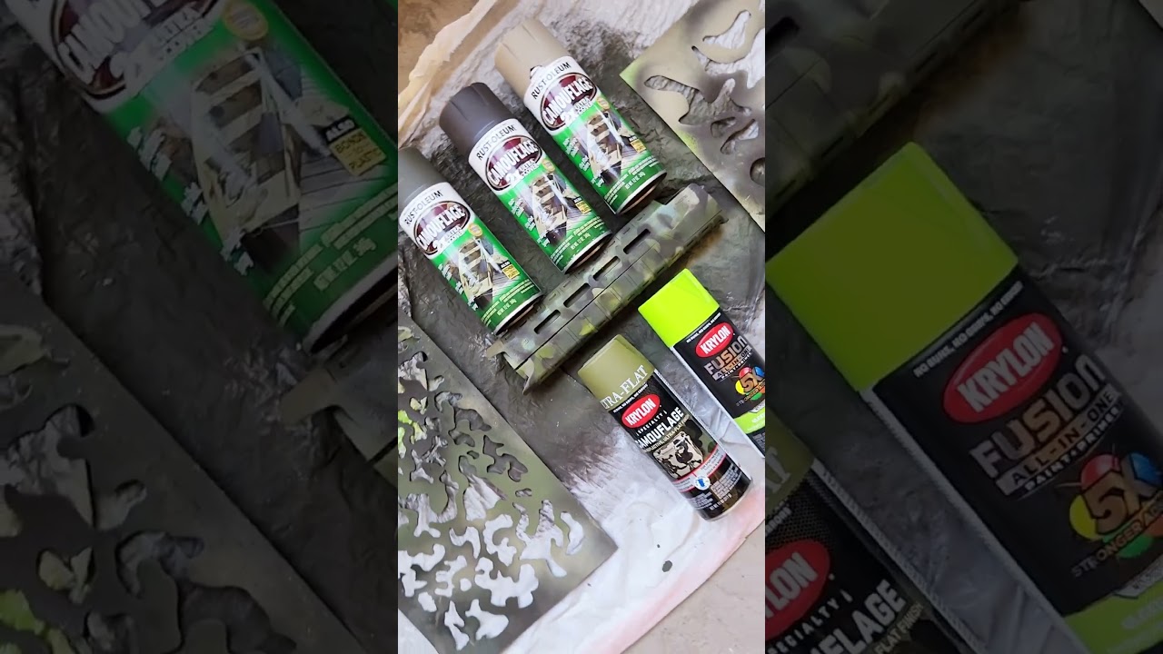 Rattlecan Paint - Multicam Tropic, M81 Woodland, Snakeskin 