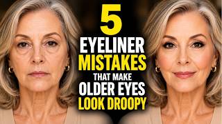 5 Eyeliner Mistakes That Make Older Eyes Look Droo