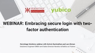 HS webinar: Embracing secure login with two-factor authentication