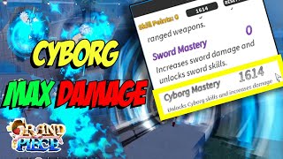 (Gpo) MAX DAMAGE Cyborg Showcase with All Skills!