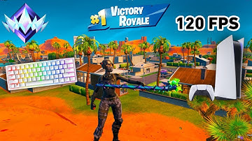 Fortnite Unreal Ranked Reload On PS5 Slim | Keyboard & Mouse Gameplay | 120 FPS