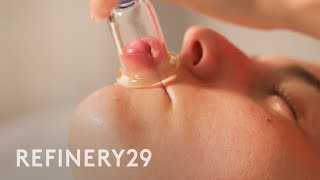 I Tried a Face Cupping Treatment | Macro Beauty | Refinery29