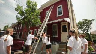 Hundreds of devout teens help Trenton residents repair homes during week-long 'Workcamp'