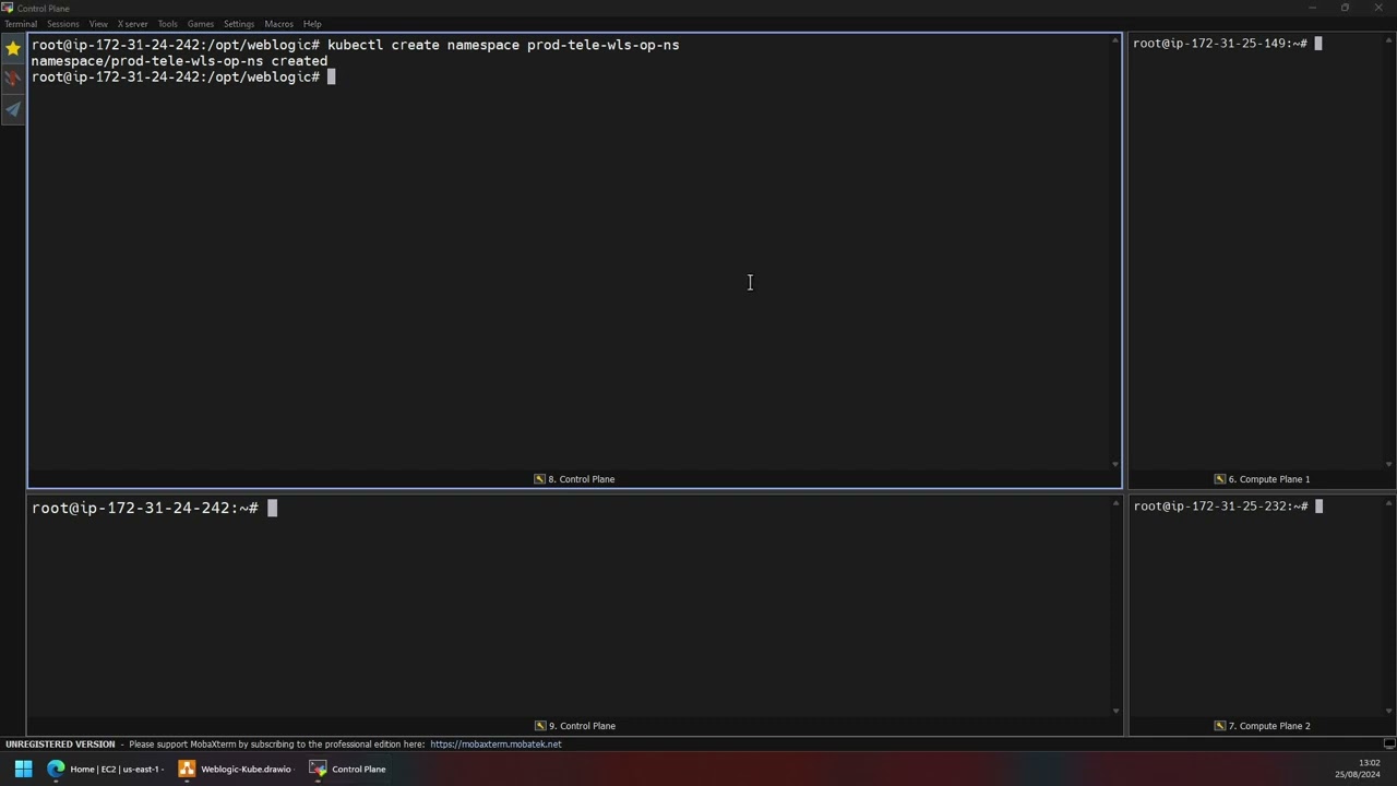 Labs - Installation of Weblogic Operator