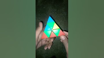 How to make super flip pattern in pyraminx 😬🥵🥶#shorts #viral #cubingshorts