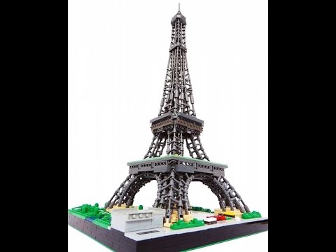 Эйфелева башня из лего своими руками Lego New Pieces From Paris - YouTube