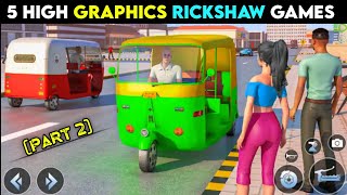 Top 5 Rickshaw Driving Games For Android & IOS 2022 (Part 2)|5 Best Rickshaw Games For Mobile. screenshot 3