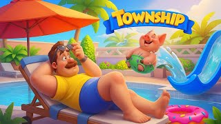 Township New Event Beach Collection All Cards &amp; 2 Unique Badges!