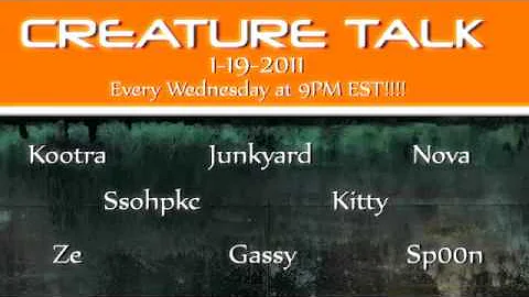 Creature Talk 1-19-2011