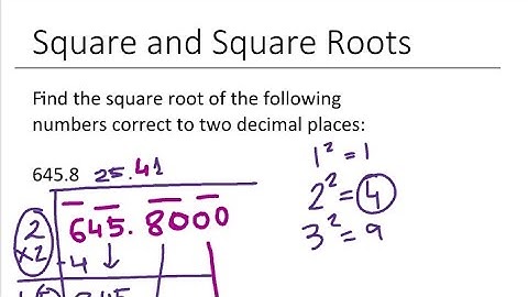 Square Root of surd