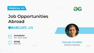 Job Opportunities Abroad | Barclays | GeeksforGeeks