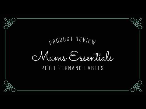 Mum Efficiency: Review of Petit Fernand stick-on labels