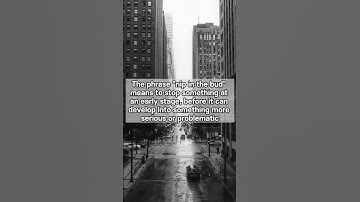 nip in the bud _ Daily Expression