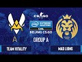 CS:GO - Team Vitality vs. MAD Lions [Inferno] Map 2 - IEM Beijing 2020 Online - Group A - EU