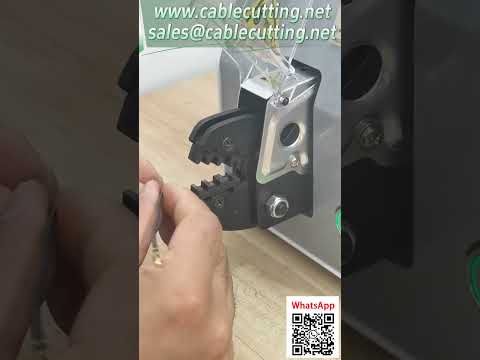 Fully Automatic Terminal Crimping Machine, Plug and Play, 1.6 Ton Force, Crimp Terminal, Interchangeable Dies #Factory Automation
