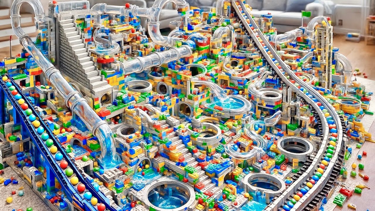 remember the nostalgic days of building marble courses after school ...