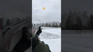 Стрельба по тарелкам .