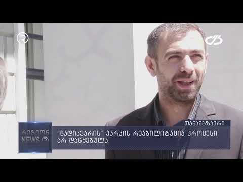 ნადიკვრის პარკის რეაბილიტაციის პროცესი არ დაწყებულა