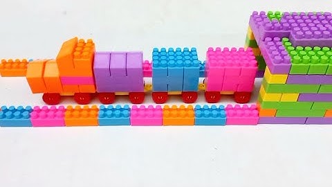 Satisfying DIY Lego Train - Building Blocks ASMR - Lego Block Game #buildingblocks #lego #asmrsounds