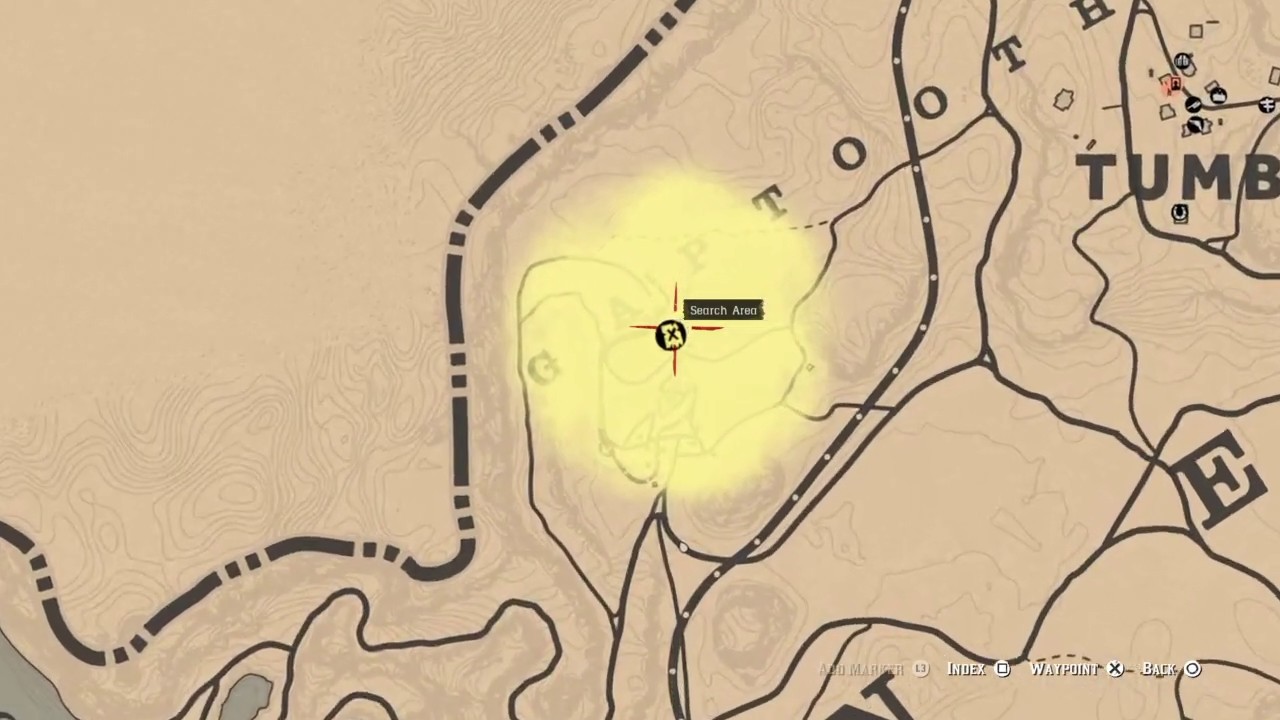 Gaptooth Breach Location 2 (Ubicación 2) Red Dead Online - Map -