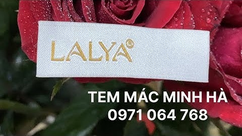 NHẬN IN TEM MÁC QUẦN ÁO GIÁ RẺ, mác dệt vải mật độ cao, làm mác dệt vải cắt sóng âm mềm mịn.