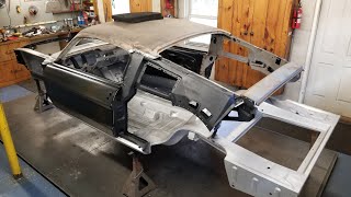 Removing Quarter Panels from 1967 Mustang Fastback!