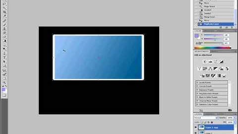 Photoshop CS4 Extended Tutorial Reflecting Image