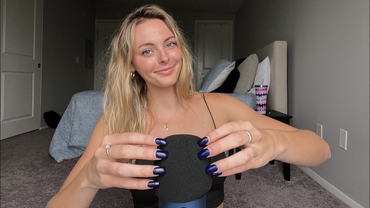 ASMR BRAIN MASSAGE 🧠 Mic Cover Scratching, Rubbing & Tapping with Relaxing Whisper