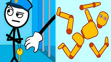 Thief Puzzle vs Ragdoll Break 🎪⚡ Max Level Gameplay Walkthrough Android iOS Update D4S1