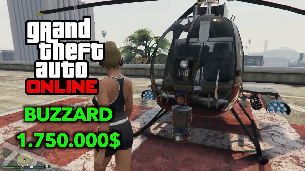 Покупка - ШТУРМОВОЙ BUZZARD. Тестируем его в Деле. GTA ONLINE
