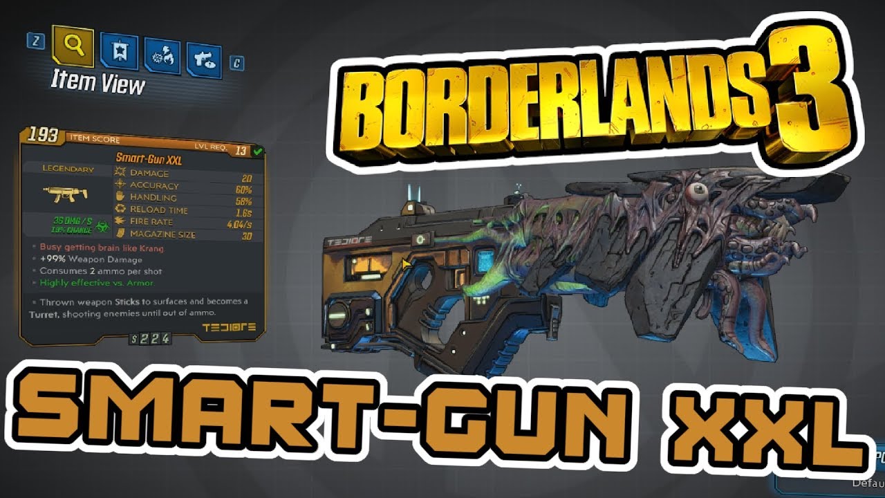 Borderlands 3 Legendary Guide - Smart-Gun XXL