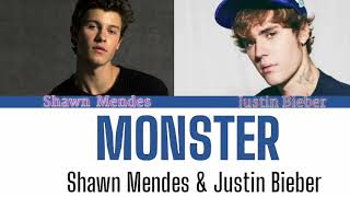 Shawn Mendes and Justin Bieber - Monster (Color coded Lyrics)