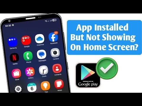 Correction : Application installée, mais non affichée sur l'écran d'accueil Android (solution rapide